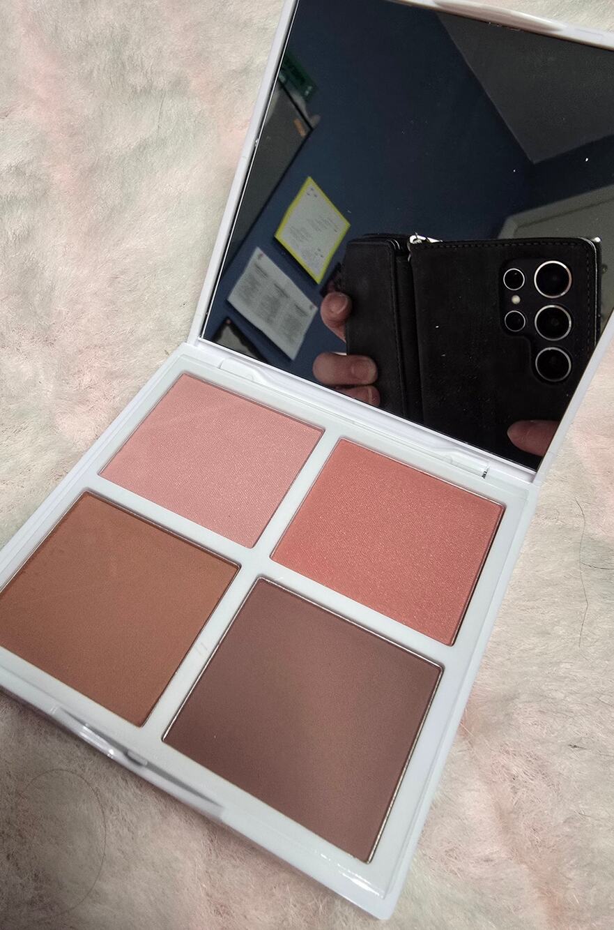 LITHE BEAUTY Sunset Blush Palette, Clean Girl, Natural, Travel Friendly